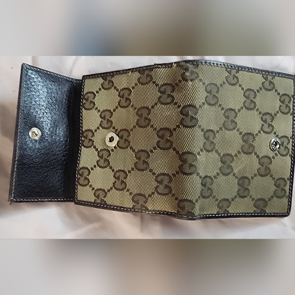 Gucci Monogram Princy Sherry Line Compact Wallet - Picture 10 of 16